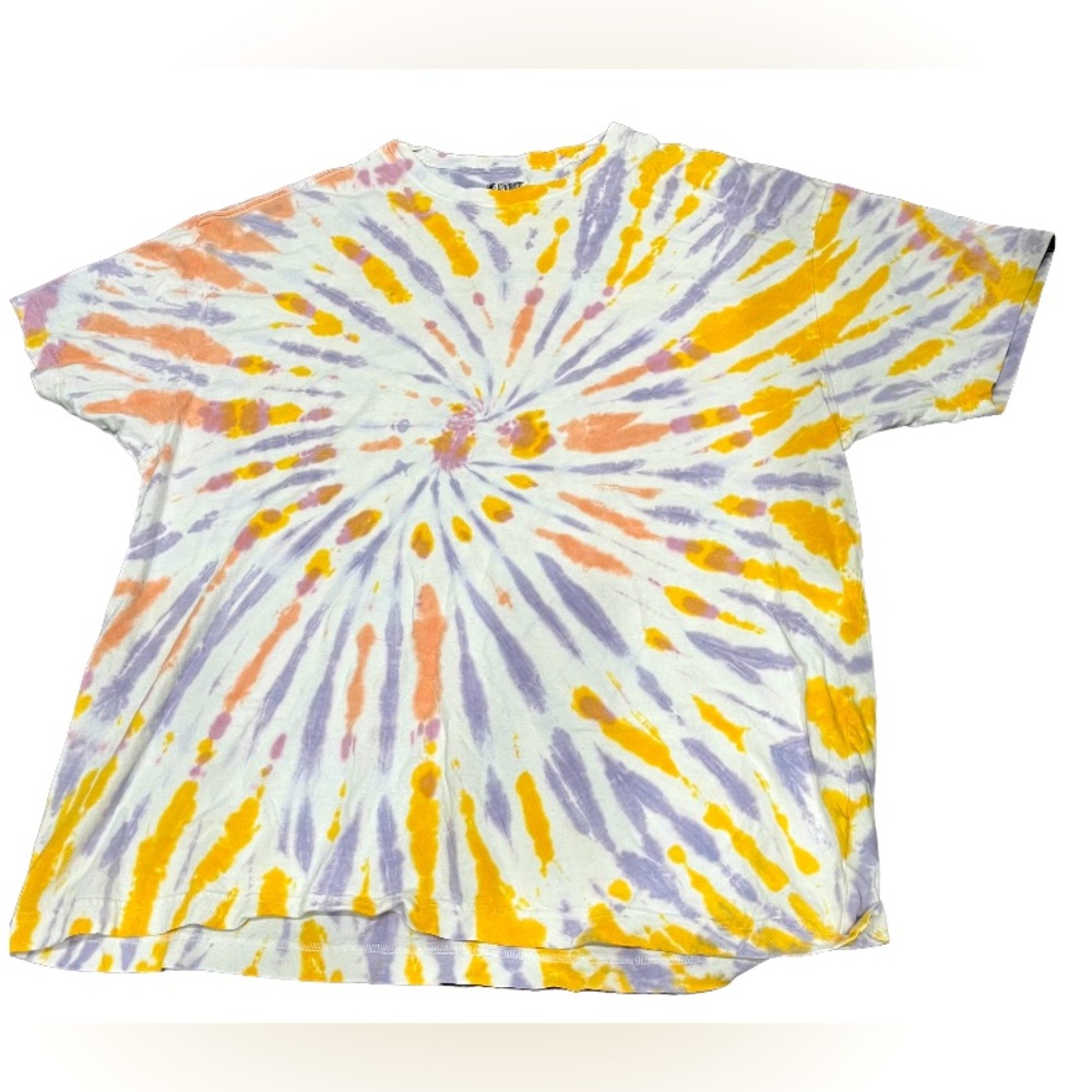 PINK/Victoria Secret Oversized Tie-Dye Graphic T Shirt One Size Fits All